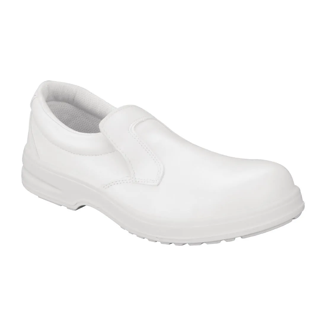 A801-38 Slipbuster Lite Unisex Safety Slip On White Size 38