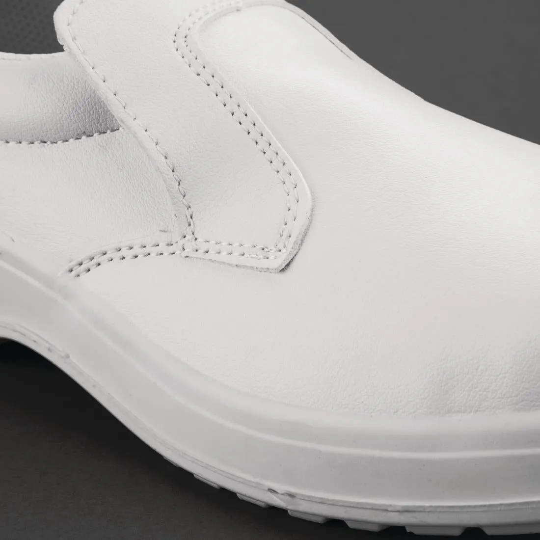 A801-38 Slipbuster Lite Unisex Safety Slip On White Size 38