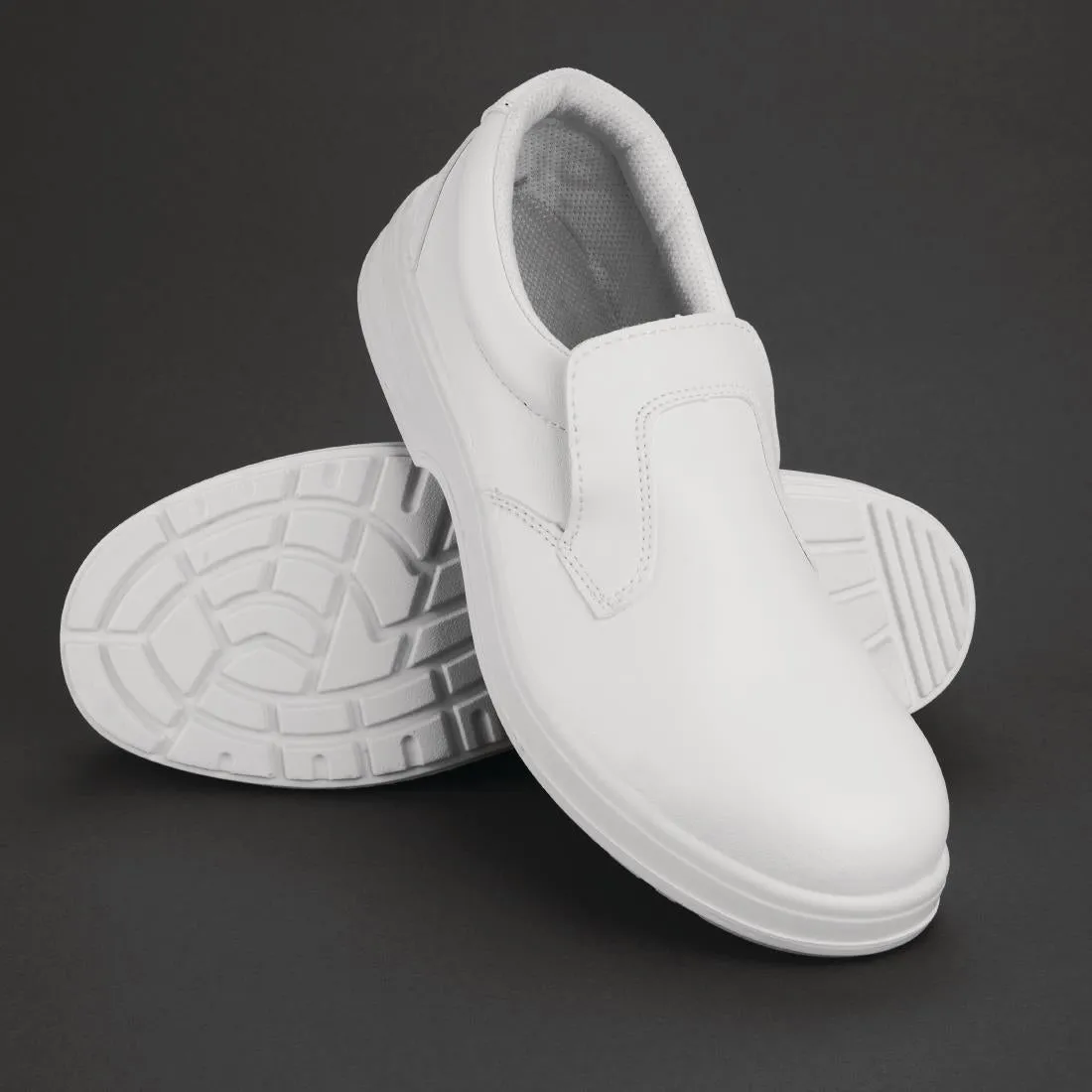 A801-38 Slipbuster Lite Unisex Safety Slip On White Size 38