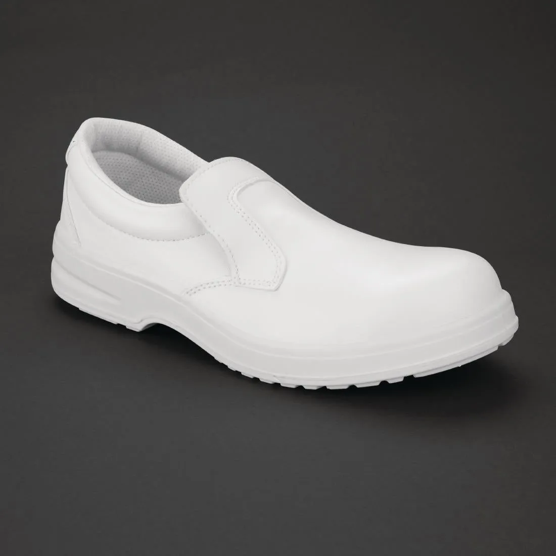 A801-38 Slipbuster Lite Unisex Safety Slip On White Size 38