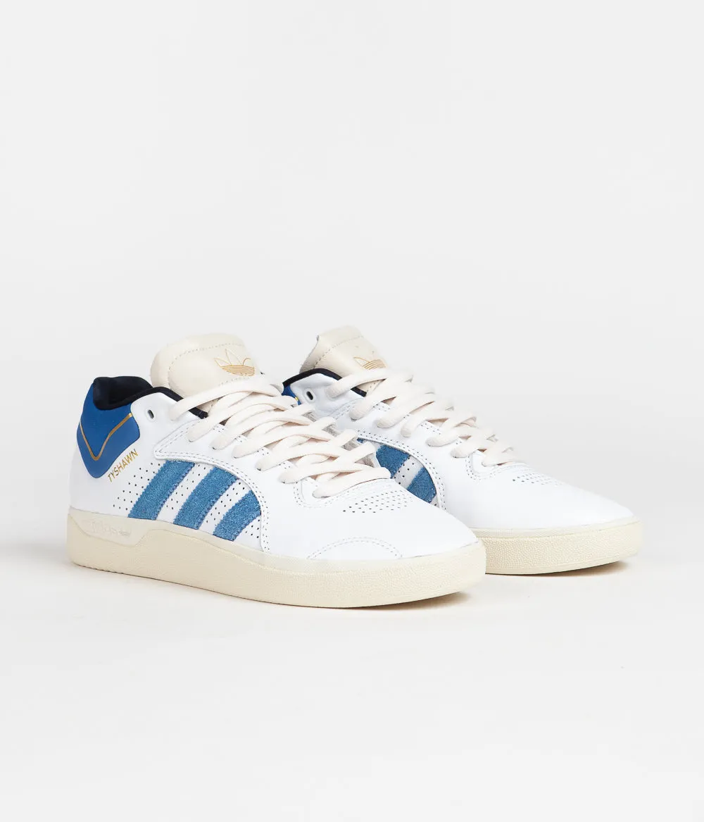 Adidas Tyshawn Shoes - FTWR White / Custom / Royal Blue