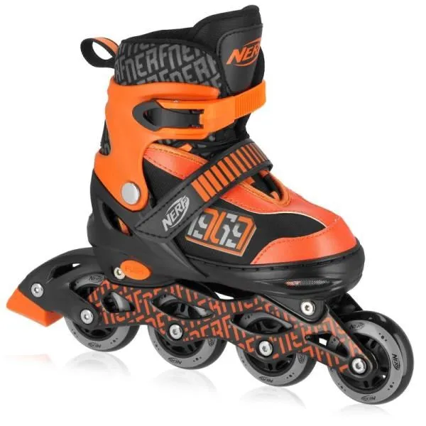 Adjustable Inline Skates 38-42 Nerf Strive Orange 941341 Spokey