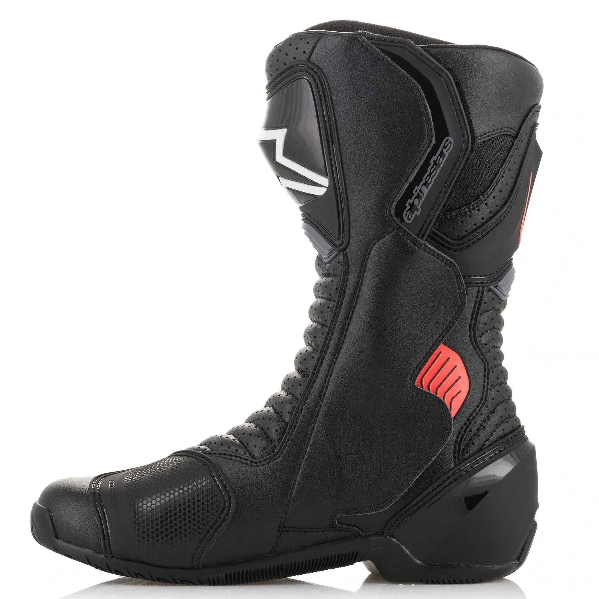 Alpinestars SMX-6 V2 Black/Gray/Red Boots