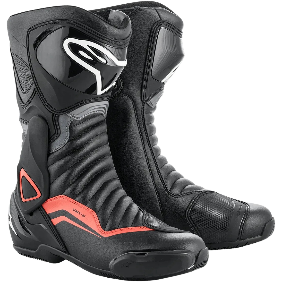 Alpinestars SMX-6 V2 Black/Gray/Red Boots