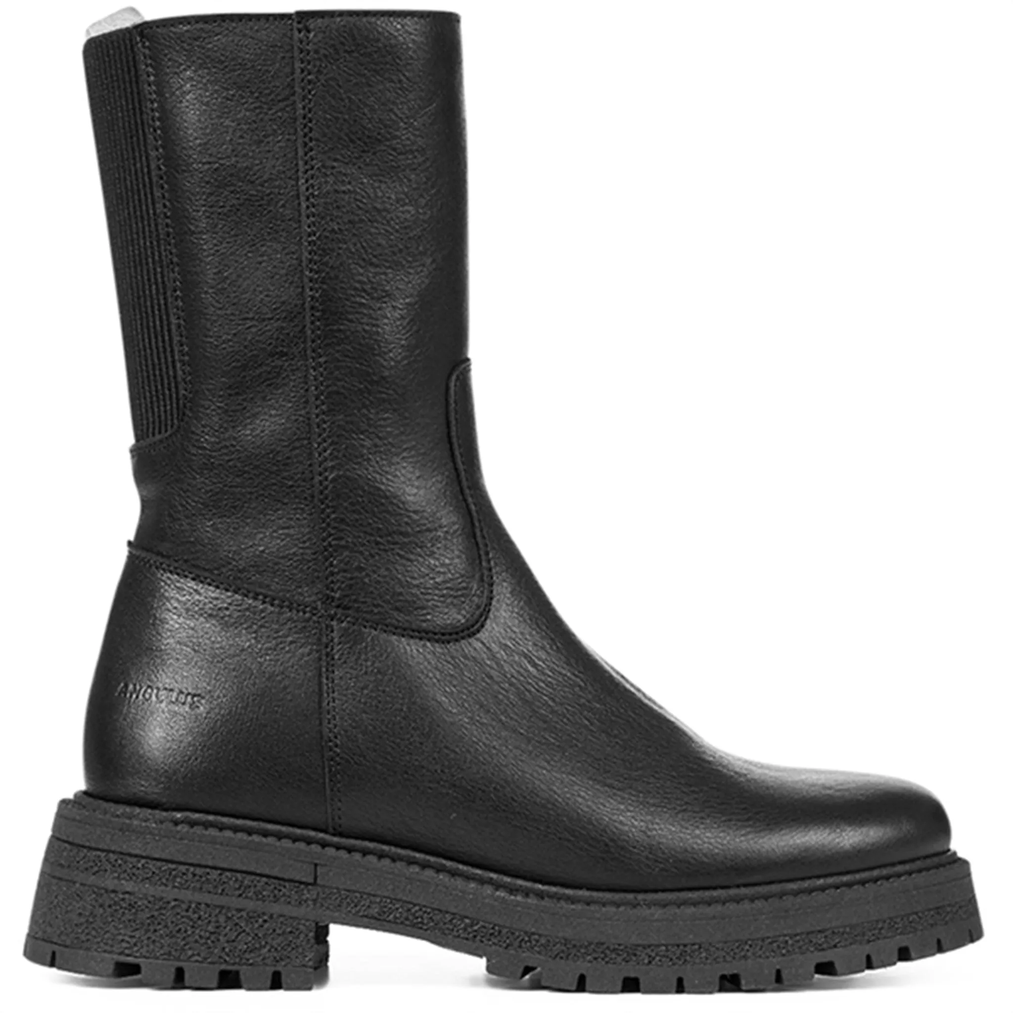 Angulus Mid-Cut Boots With Zipper Black/Black