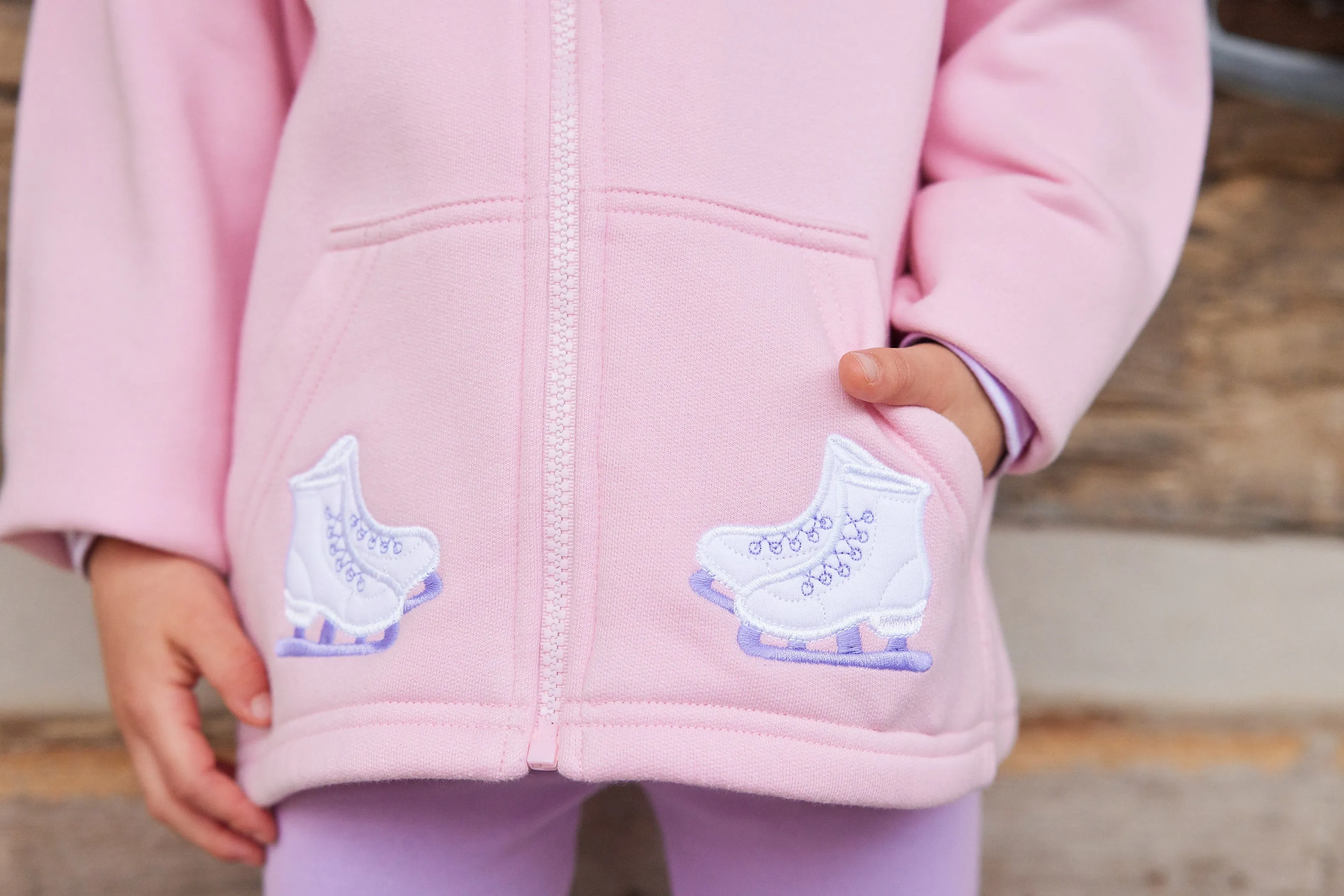 Applique Hoodie - Ice Skate