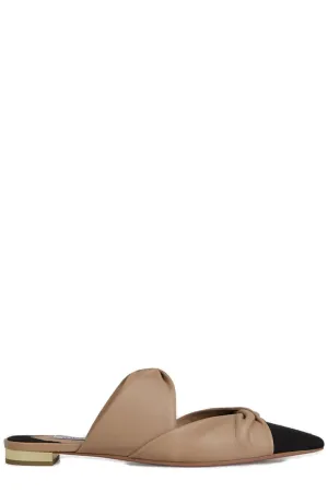 Aquazzura Twist Detailed Slip-On Mules