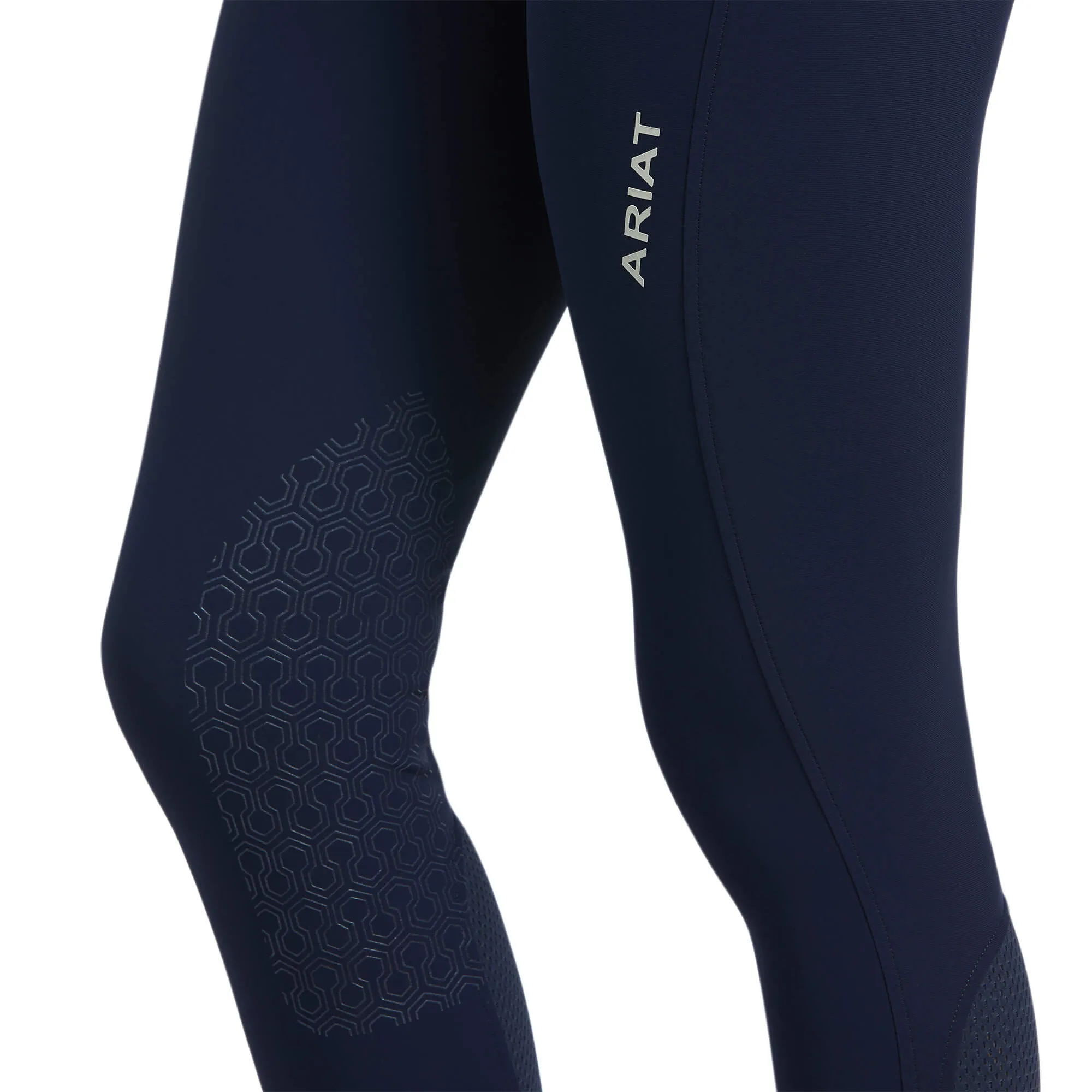 ARIAT Tri Factor Knee Patch Breeches - Womens -  Navy - Size: 34" Reg & Long