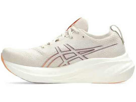 Asics | Gel-Nimbus 26 | Women's | Oatmeal/Faded Orange