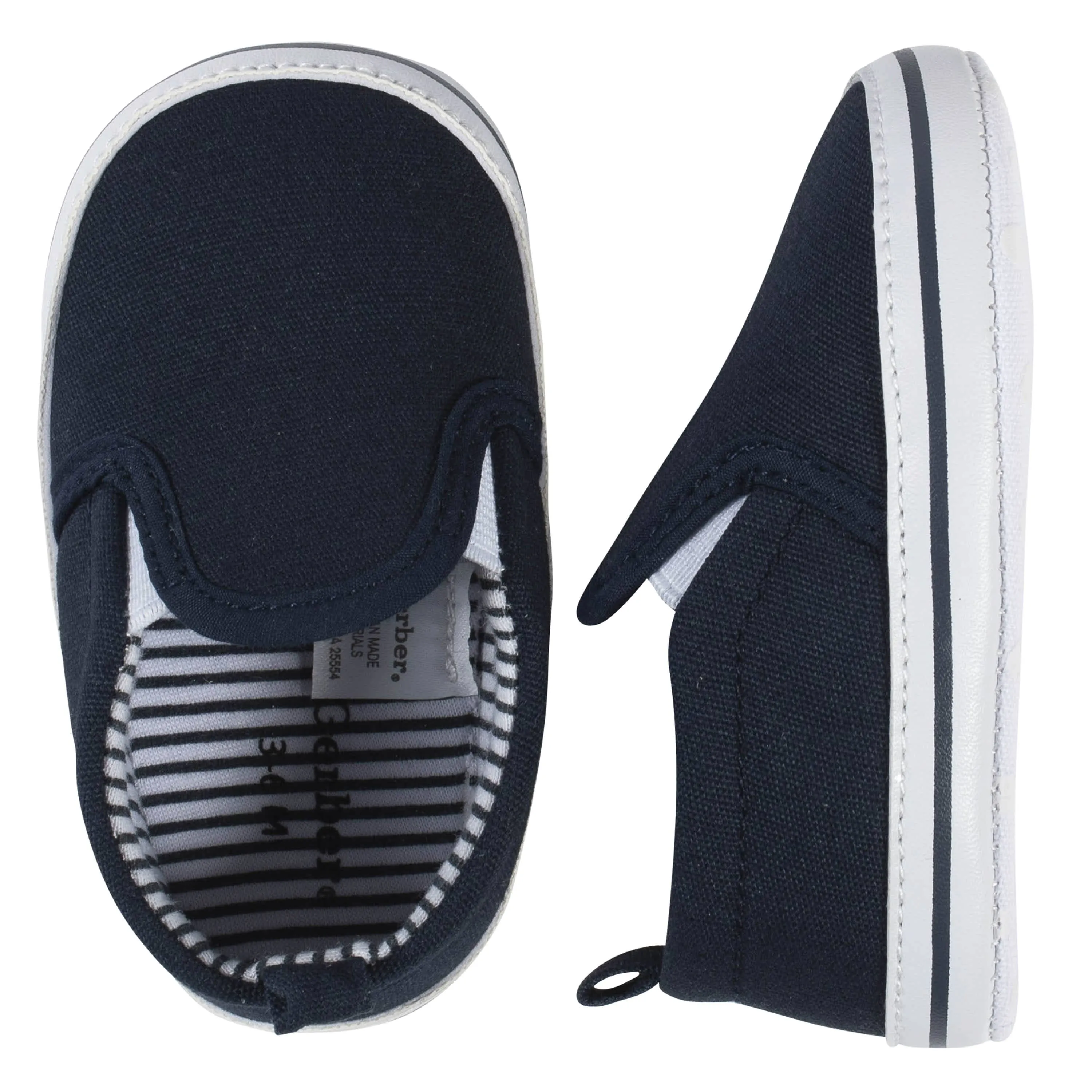 Baby Neutral Navy Slip-On Sneaker