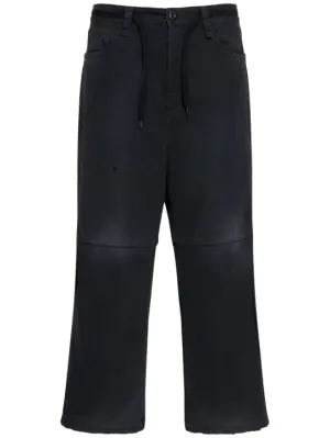 Balenciaga   Cropped skater cotton pants 