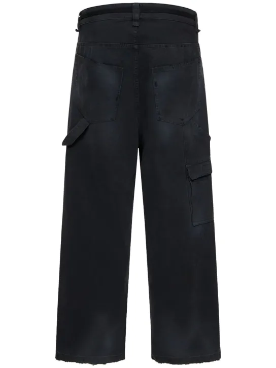 Balenciaga   Cropped skater cotton pants 