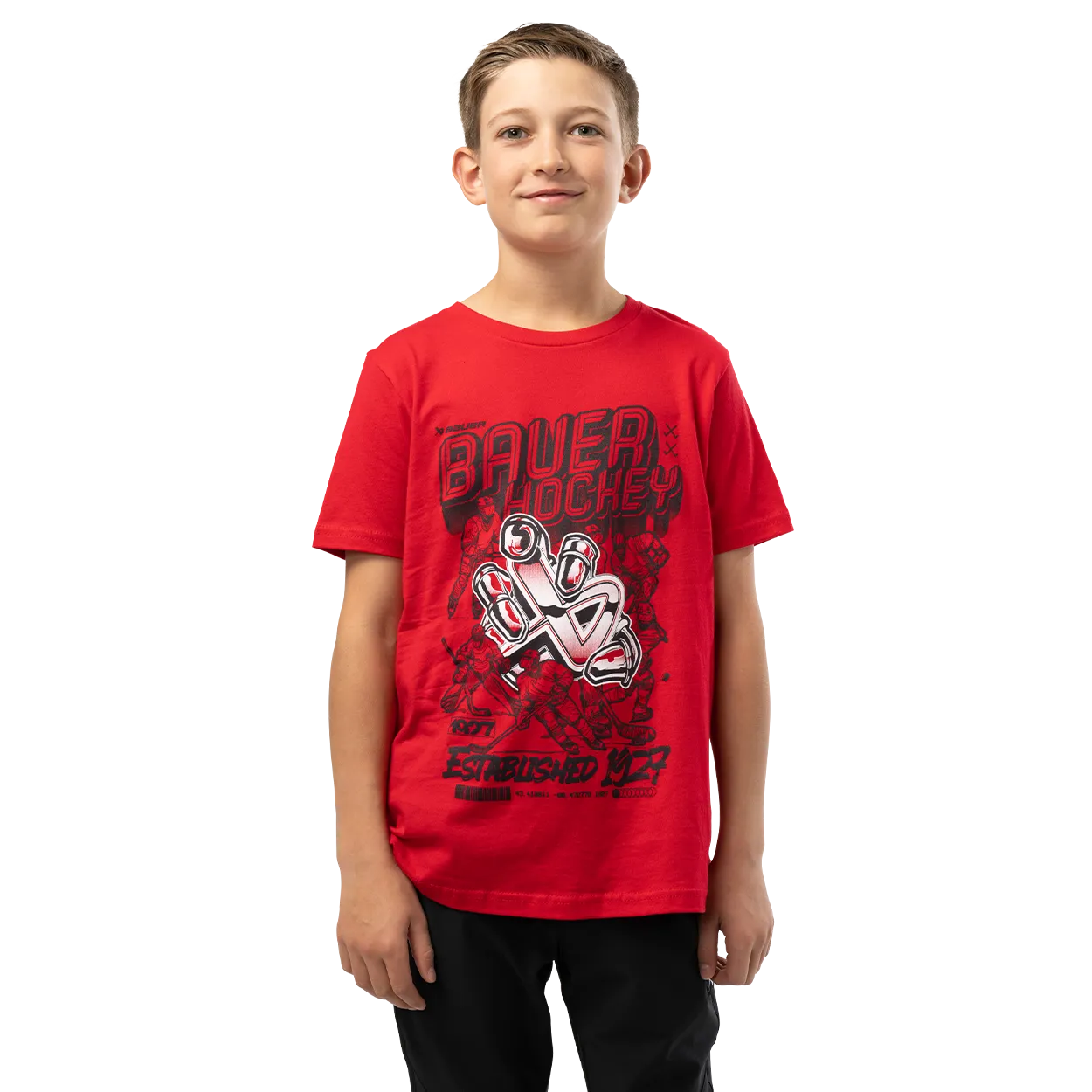 BAUER SHORTSLEEVE ICON SKATER TEE YOUTH