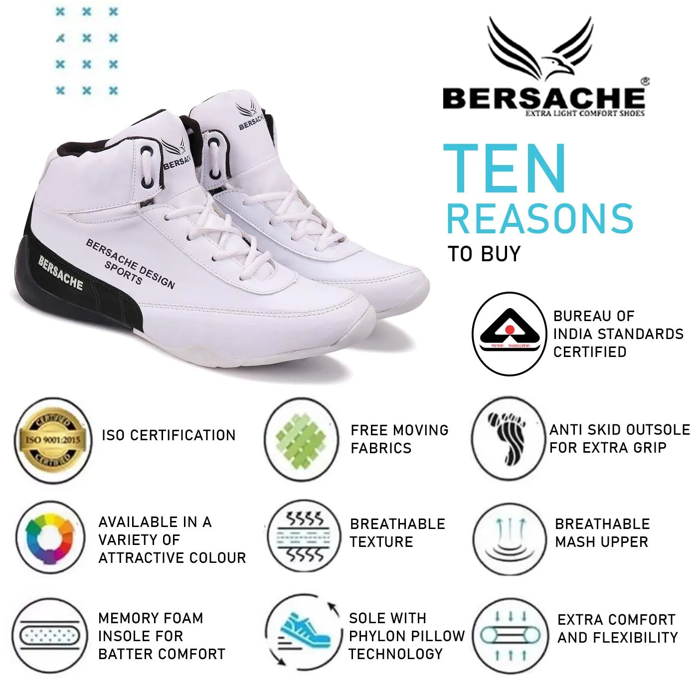 Bersache Casual Sneaker Shoes For Men  -  9016