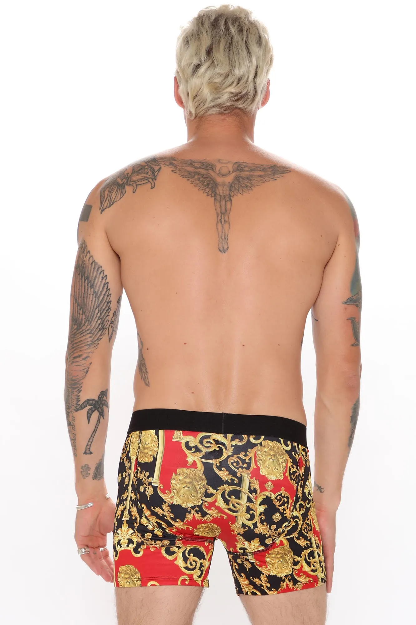 Beverly Hills Boxer Trunks - Black/combo