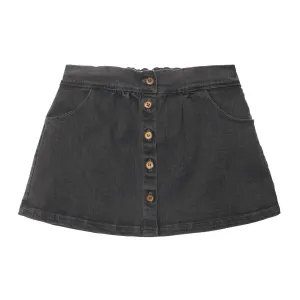 Black Denim Skirt