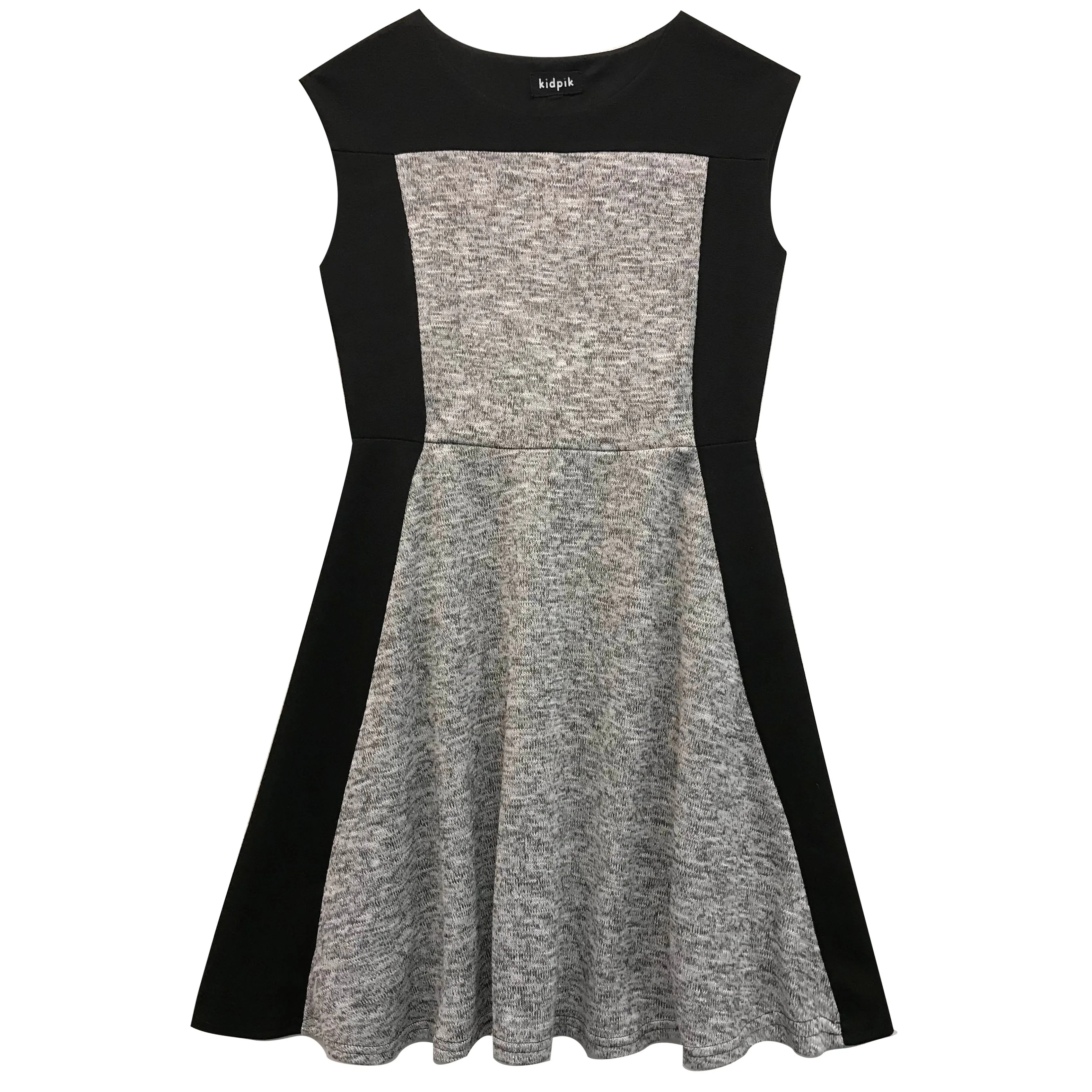 Blocked Skater Dress