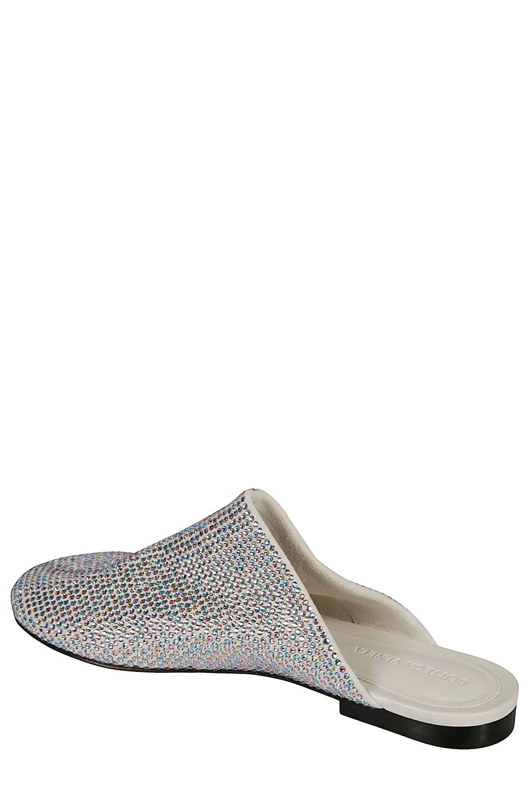 Bottega Veneta Crystal Embellished Slip-On Flats