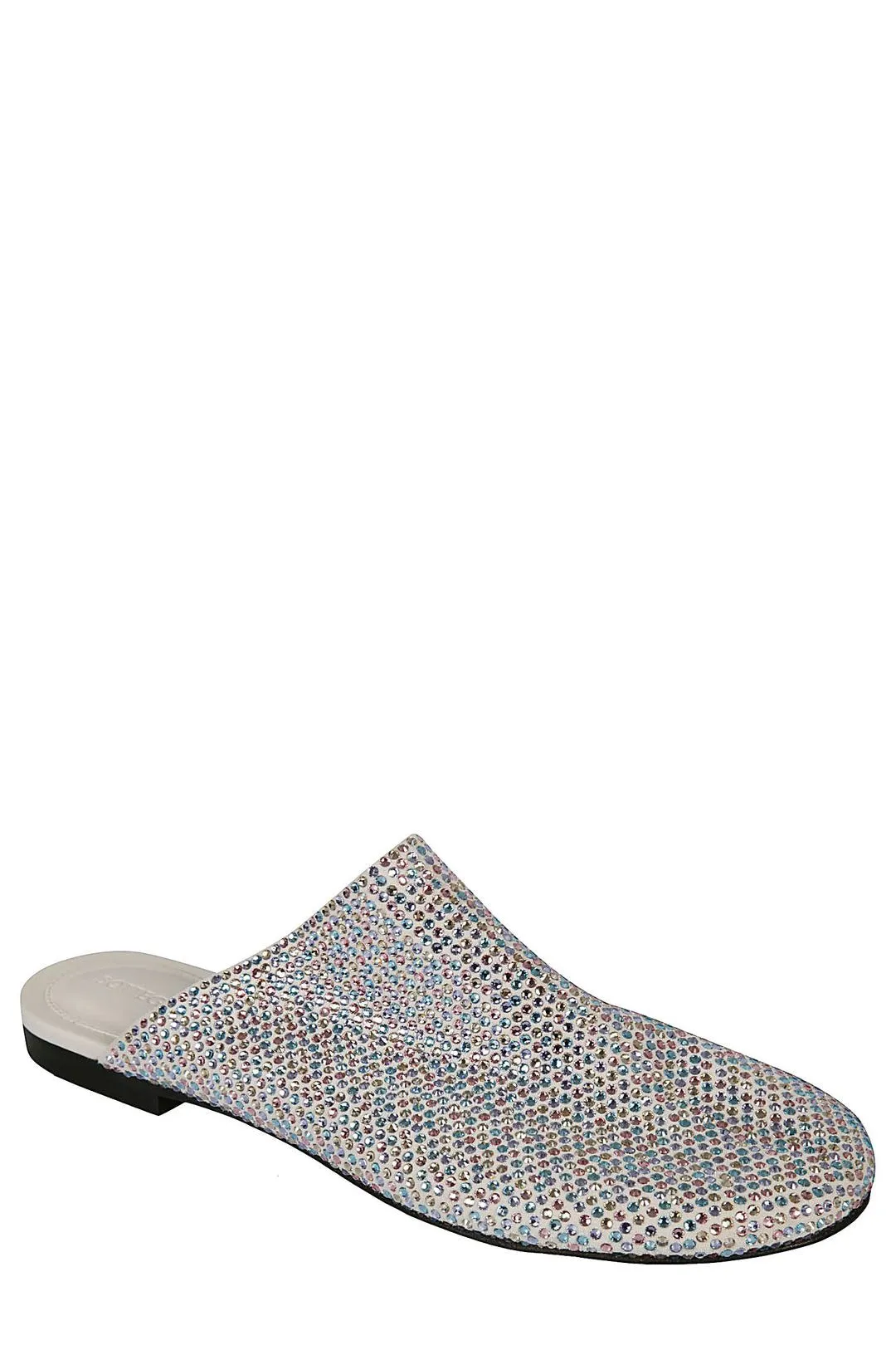 Bottega Veneta Crystal Embellished Slip-On Flats