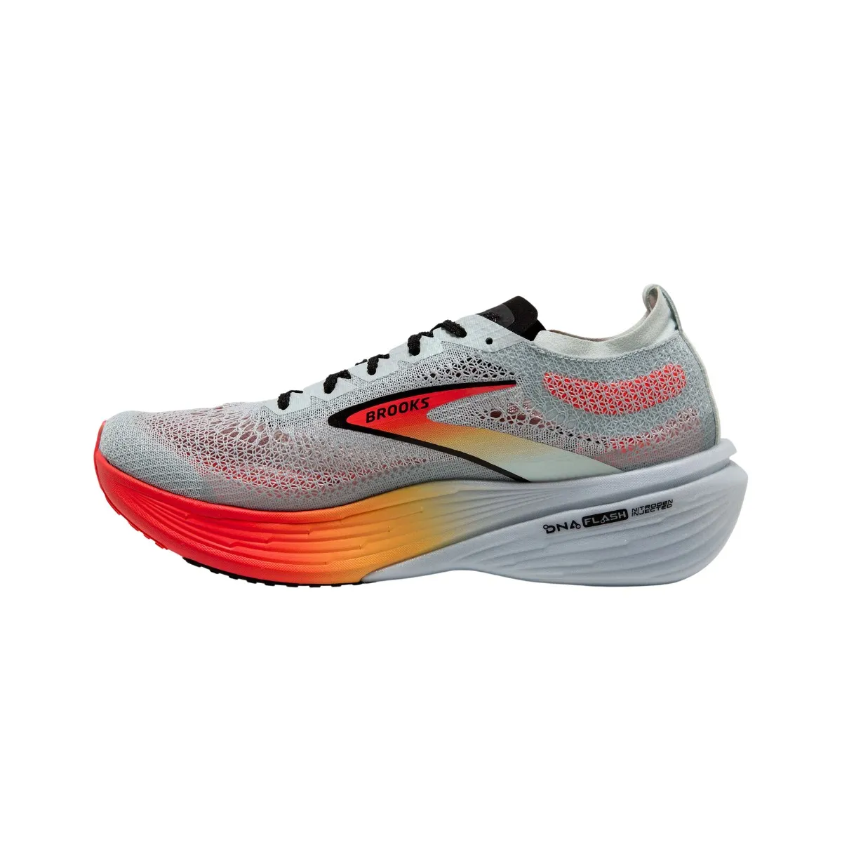 Brooks Hyperion Elite 4 Grey Orange Unisex Sneakers SS24