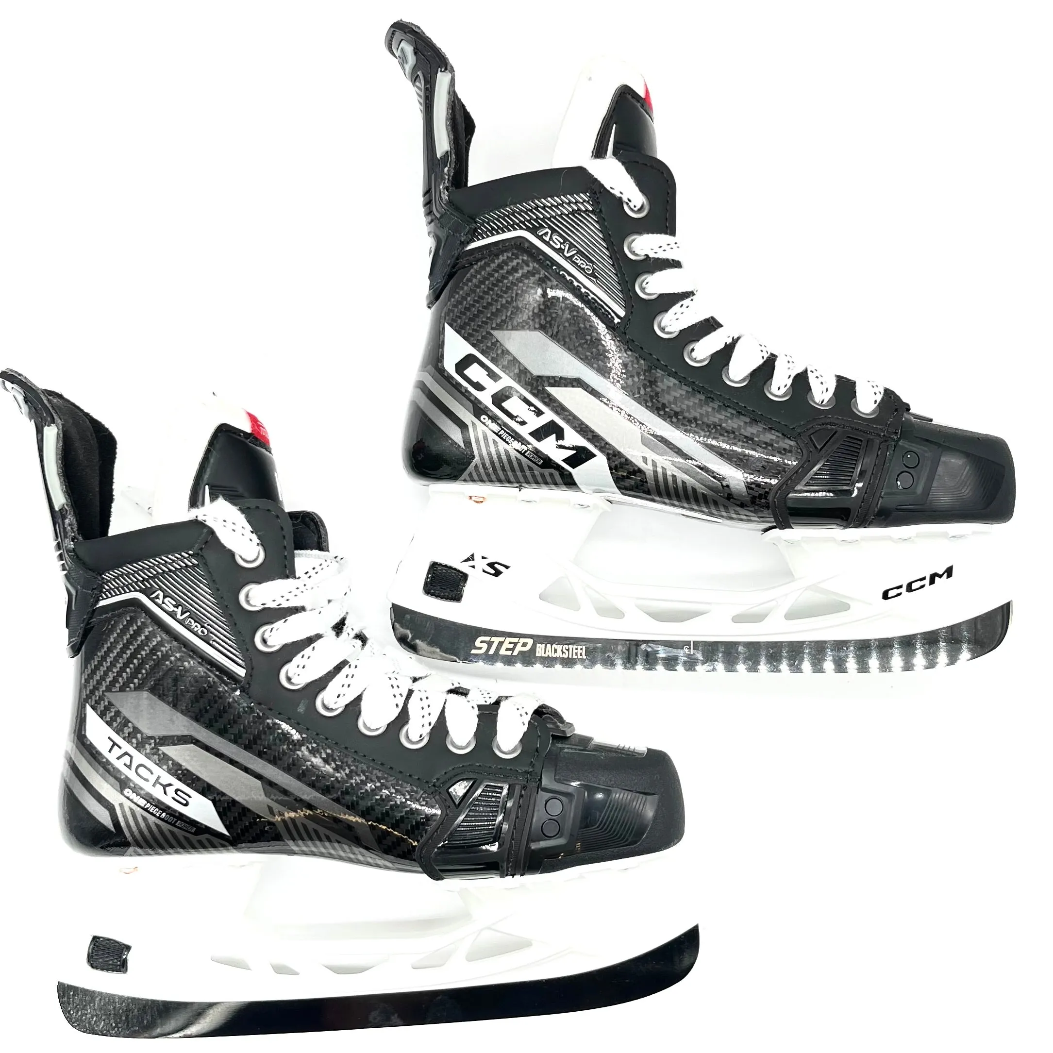 CCM Tacks AS-V Pro Hockey Skates - Size 8.5D (Blue)