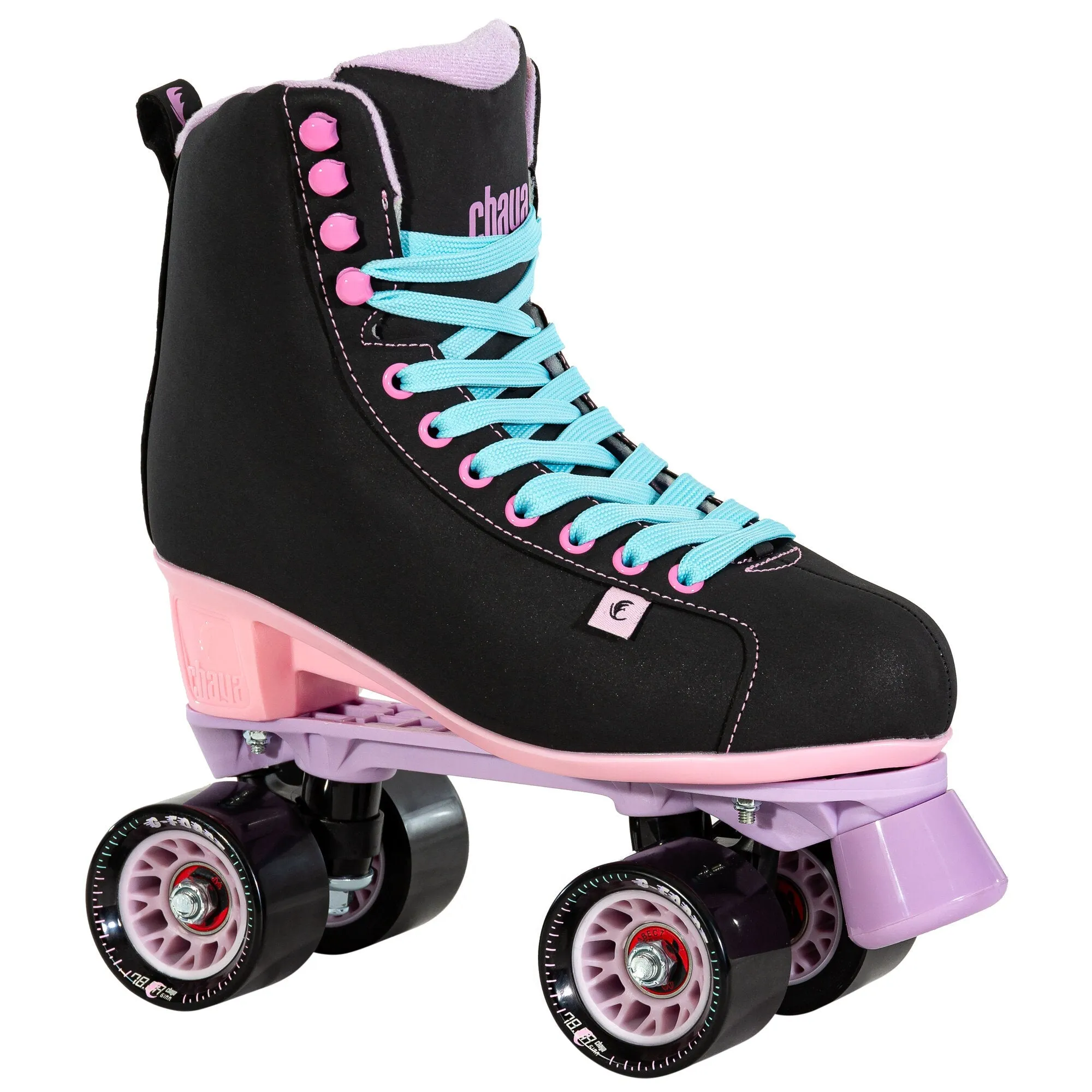 Chaya Melrose Black/Pink/Lavender Roller Skates