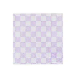 Check It! Purple Posse Napkin, Sm