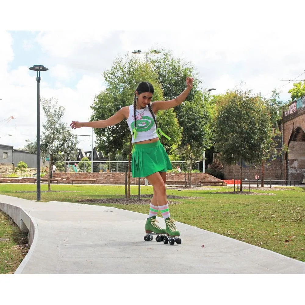 Chuffed Wanderer Olive Green Roller Skates