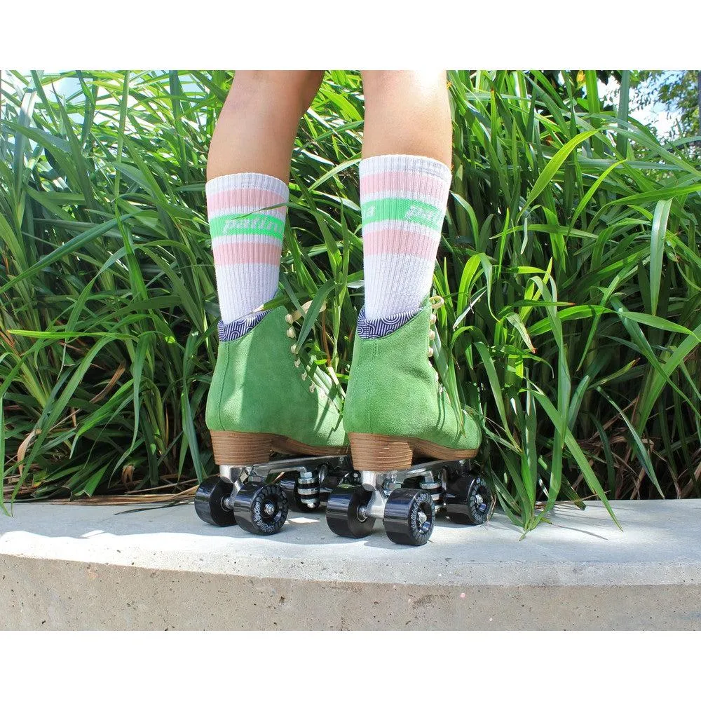 Chuffed Wanderer Olive Green Roller Skates