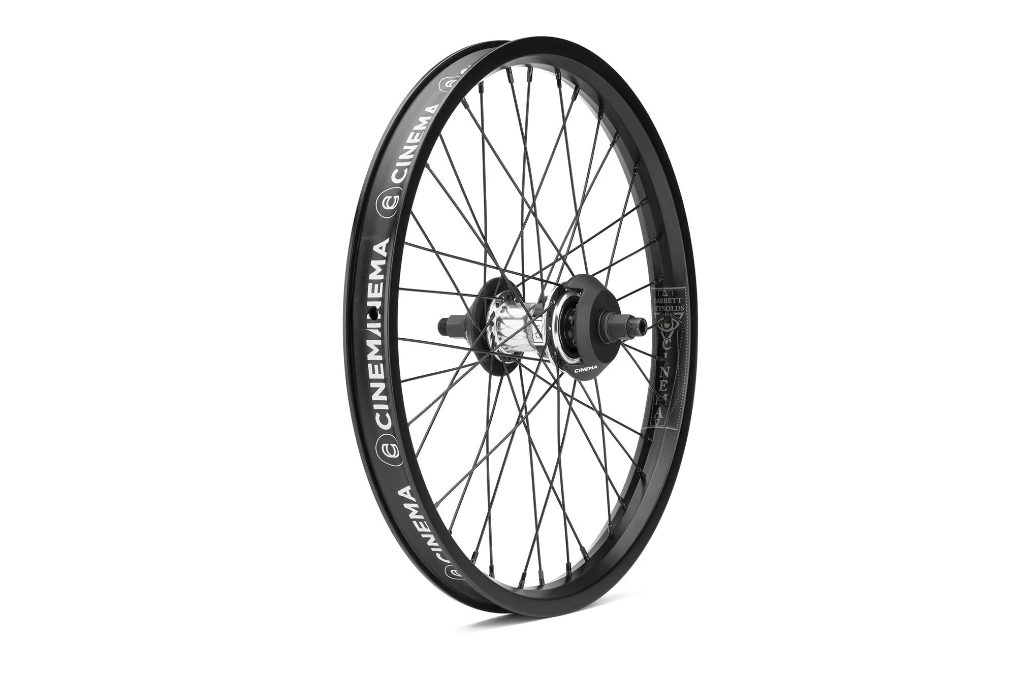 Cinema BMX FX2 Reynolds Freecoaster RHD Rear Wheel - Black/Polished