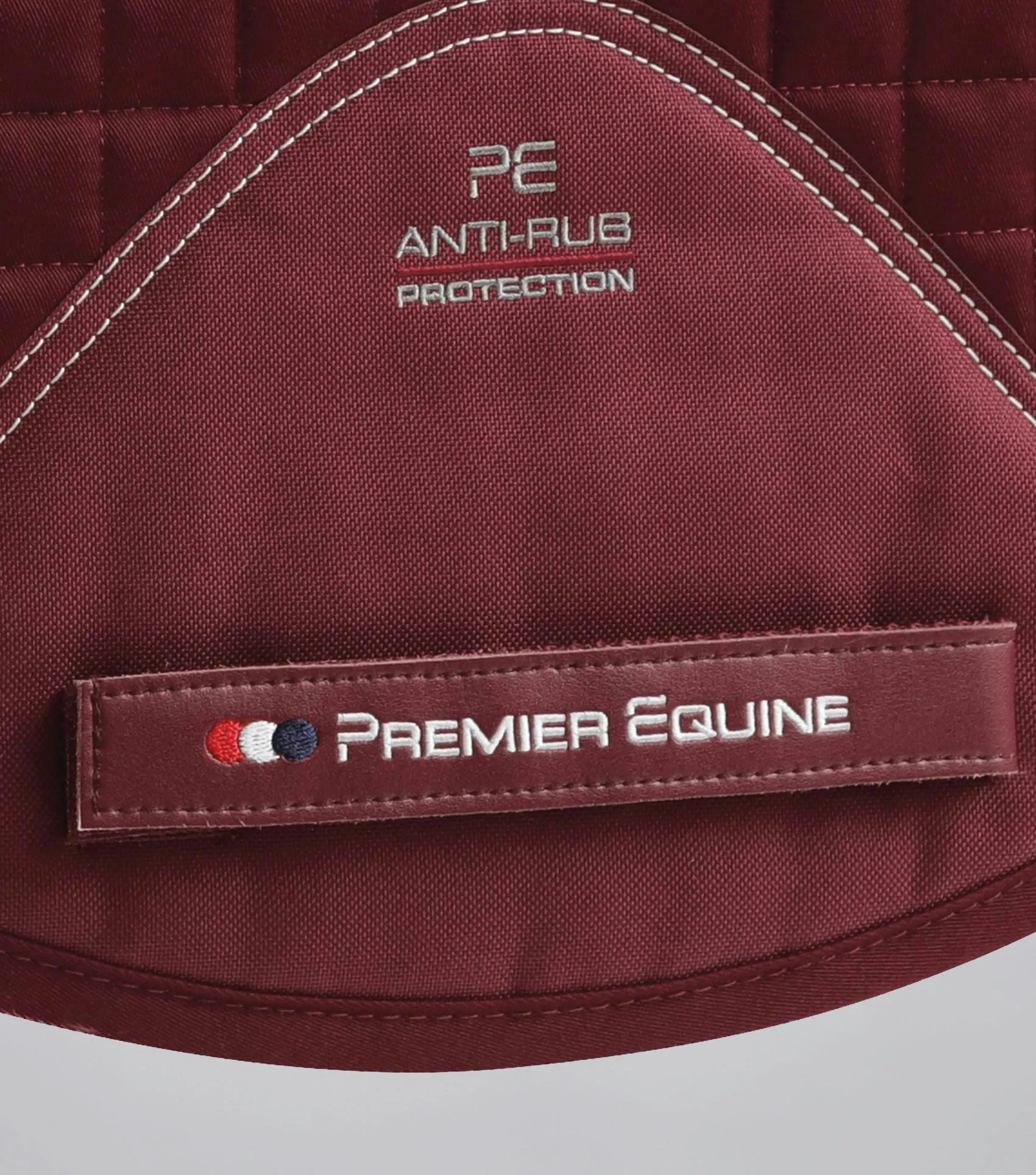 Close Contact Cotton Cross Country Saddle Pad Burgundy