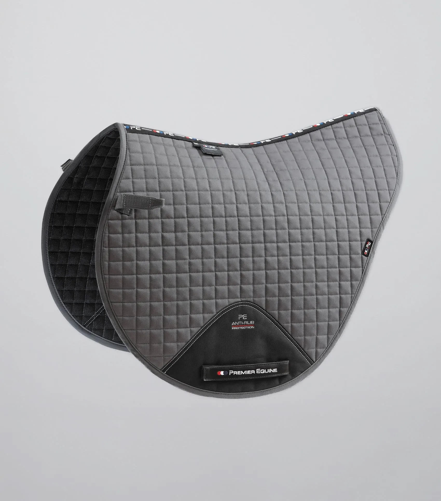 Close Contact Cotton Cross Country Saddle Pad Grey