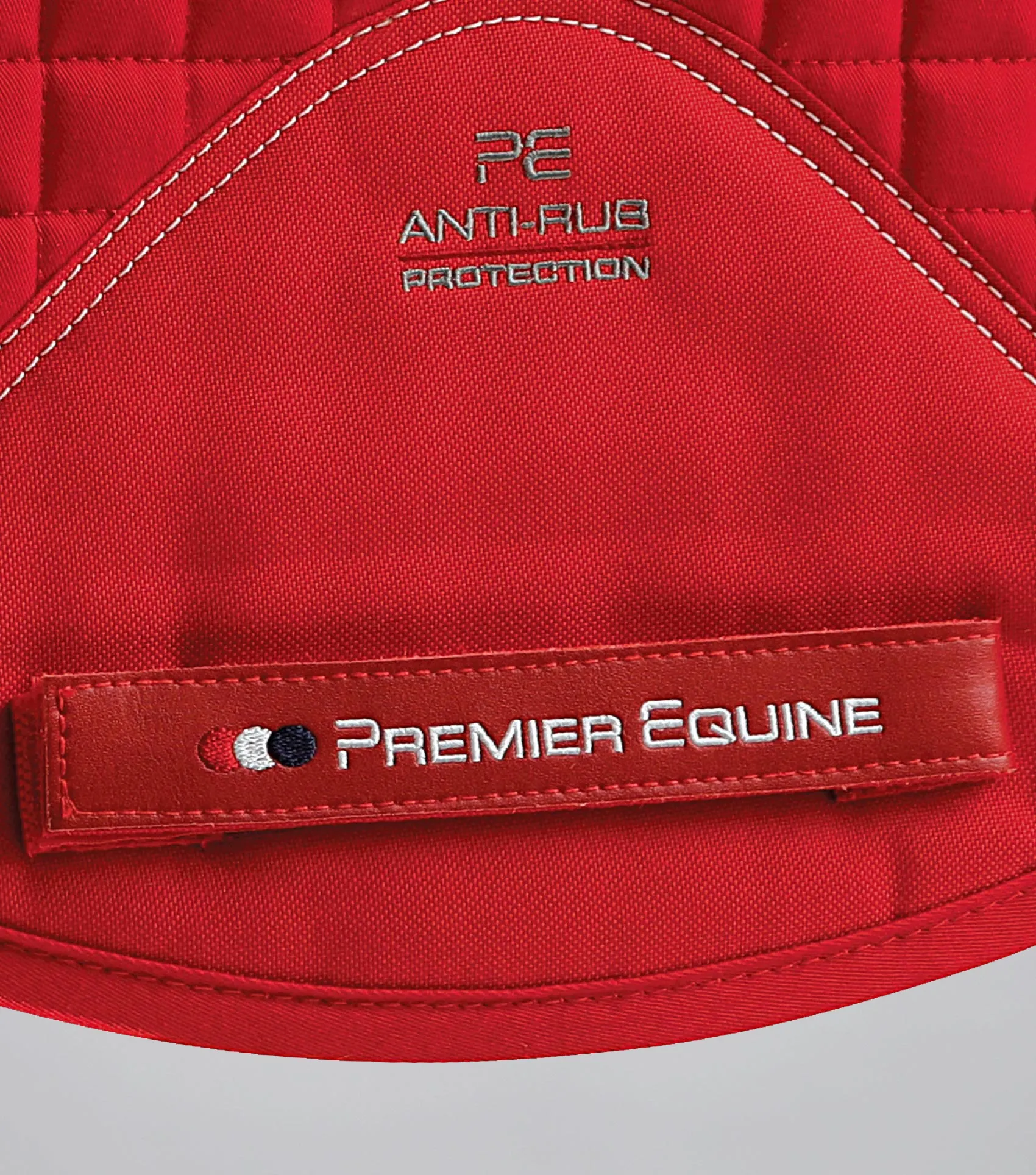 Close Contact Cotton Cross Country Saddle Pad Red