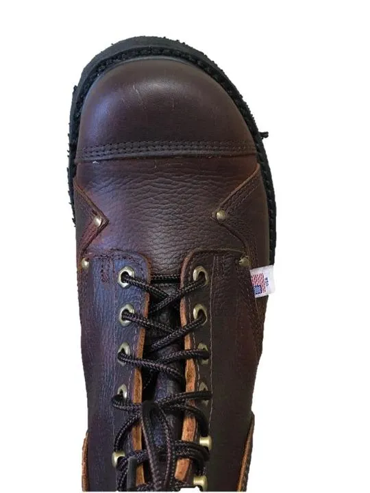 'Cove' Men's 8" Tower Climber Steel Toe - Brown