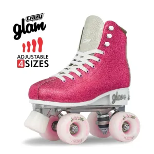 Crazy Disco Glam Pink/Silver - Kids Adjustable