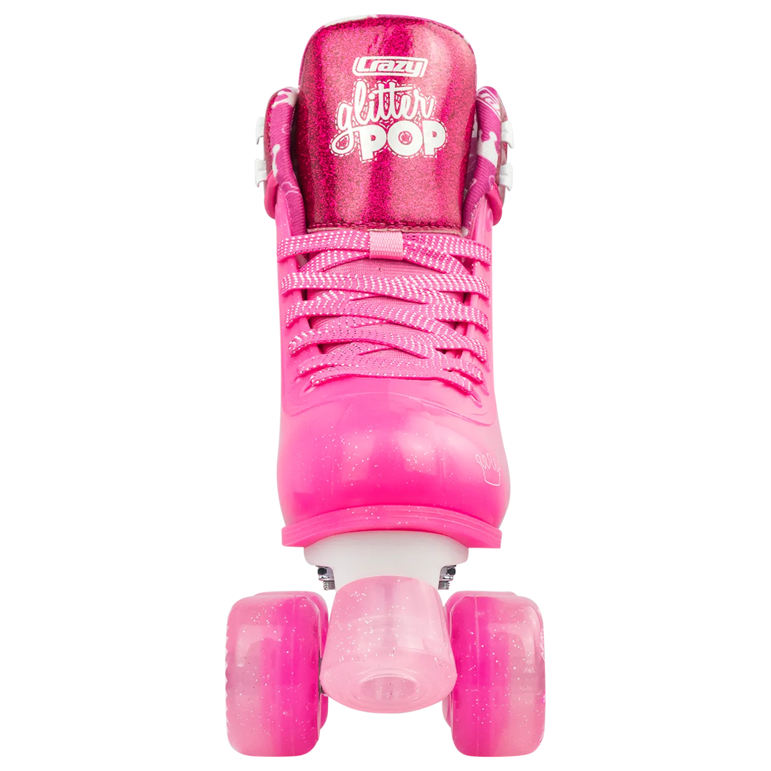 Crazy Glitter Pop Roller Skates Pink