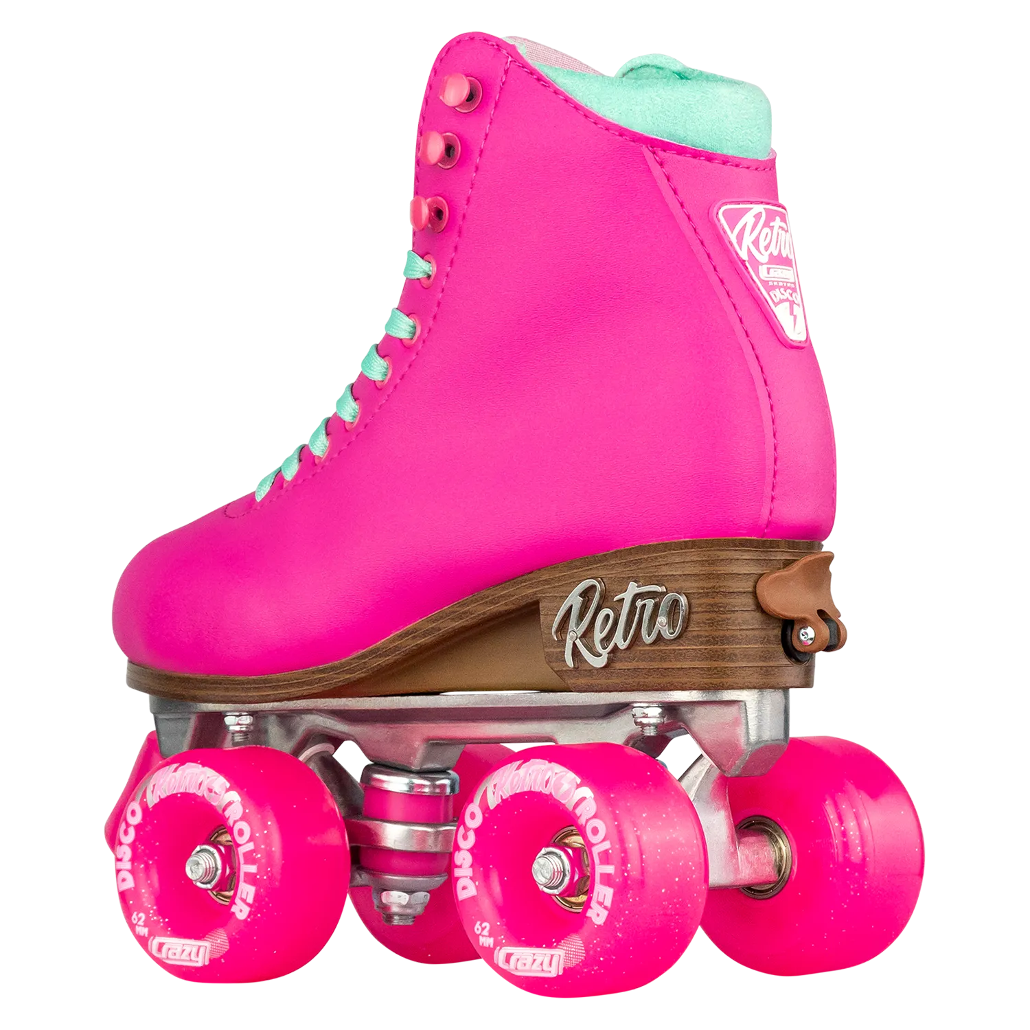 Crazy Retro Adjustable Roller Skates Pink