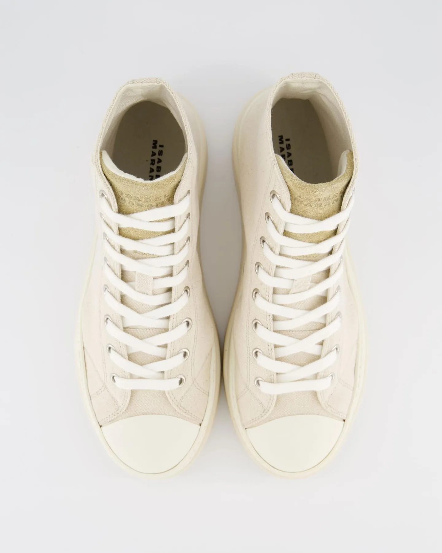 Dames Austen High Sneaker Beige