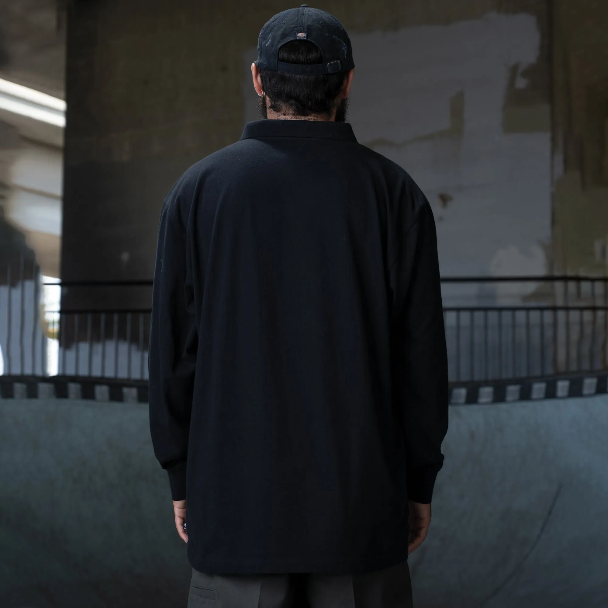 Dickies Ronnie Sandoval Long Sleeve Polo - Black