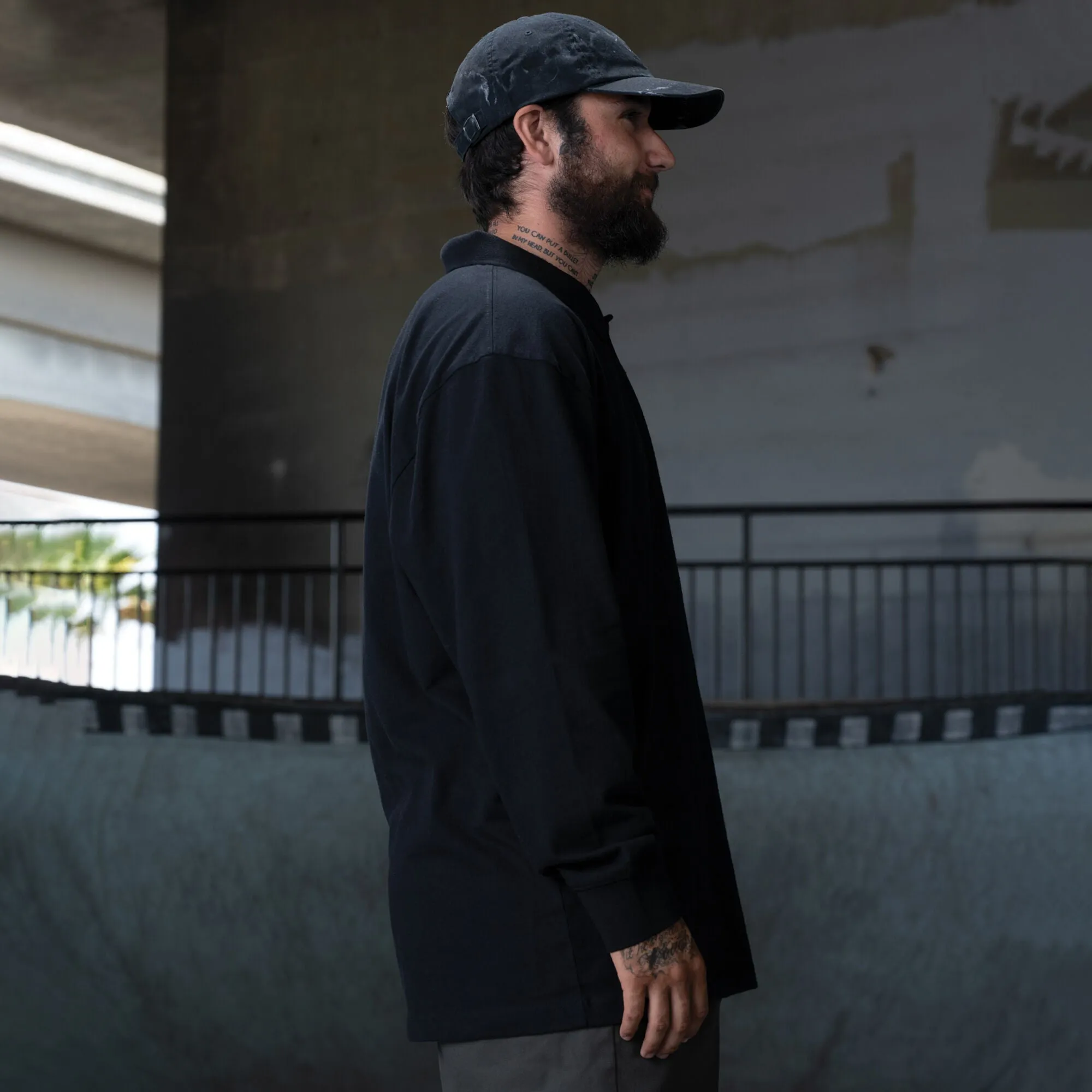 Dickies Ronnie Sandoval Long Sleeve Polo - Black