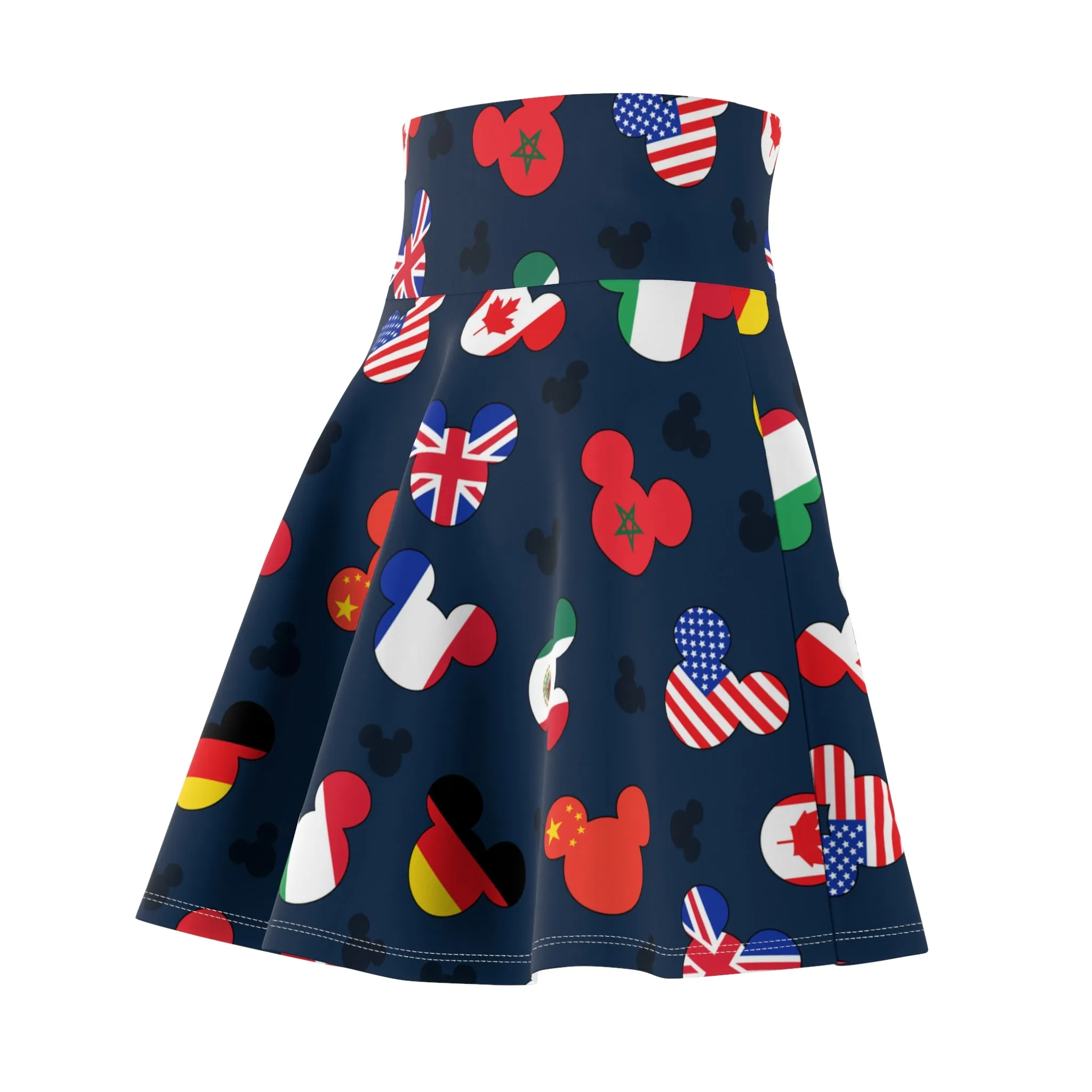 Disney World Epcot Around The World Women's Skater Skirt