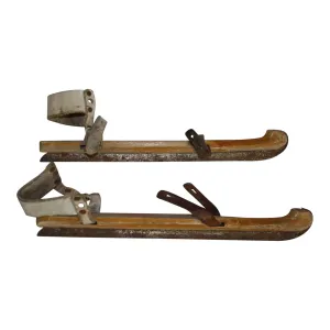 Dutch Wooden Ice Skates