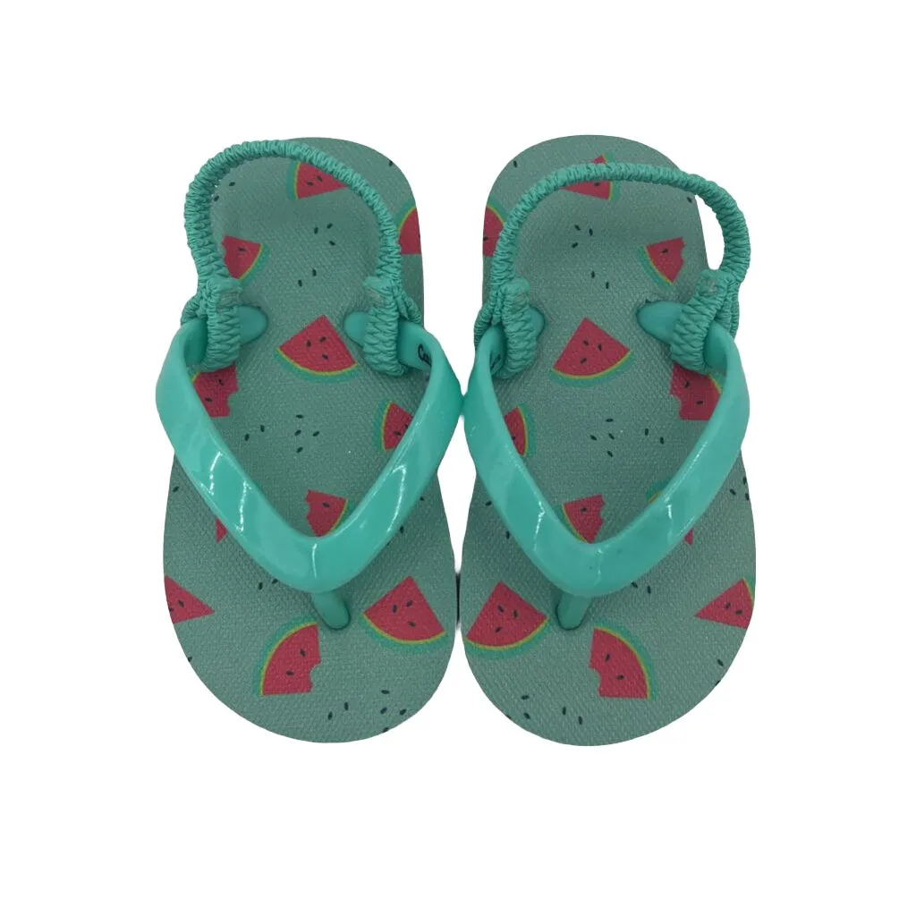 Elastic Strap Slip On Sandal / Watermelons