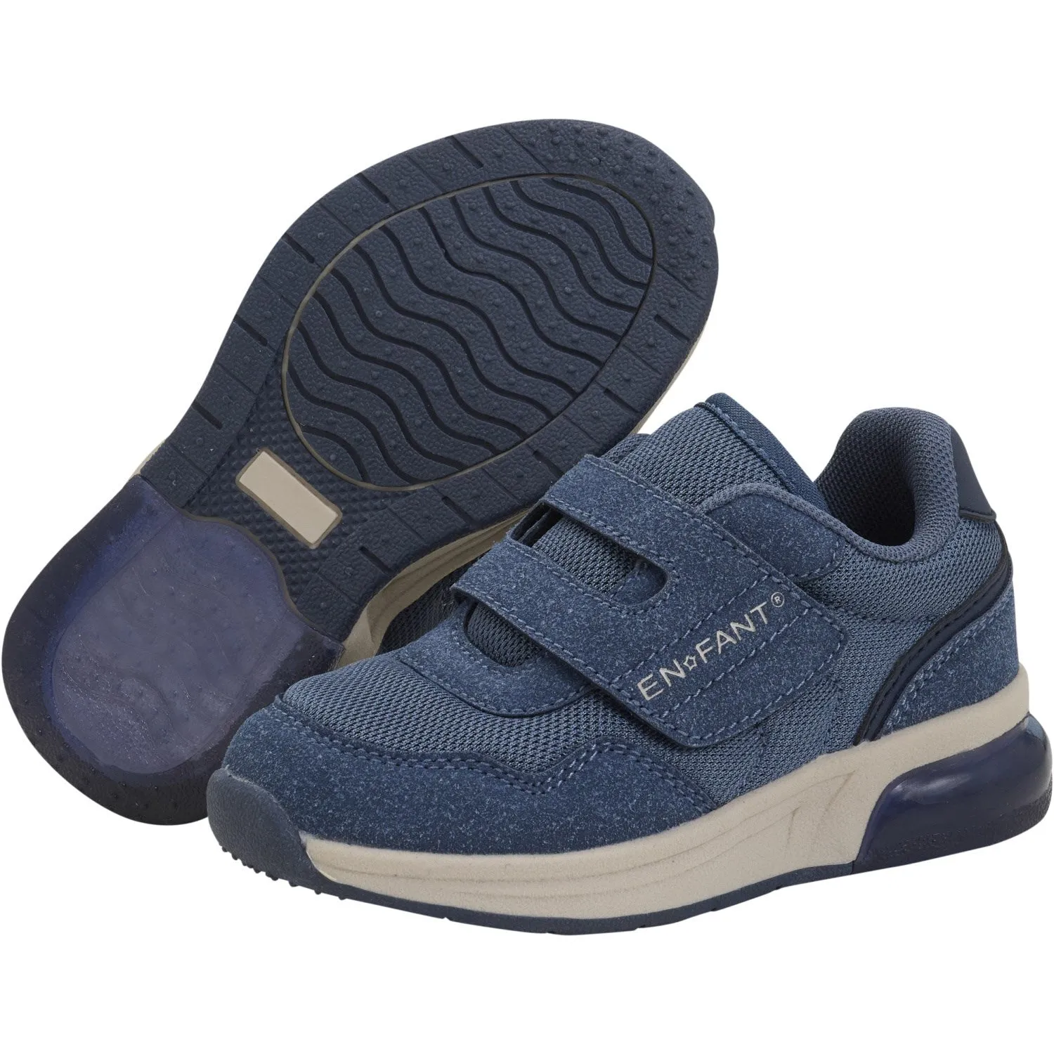 En Fant Vintage Indigo Sneakers Velcro w. Light