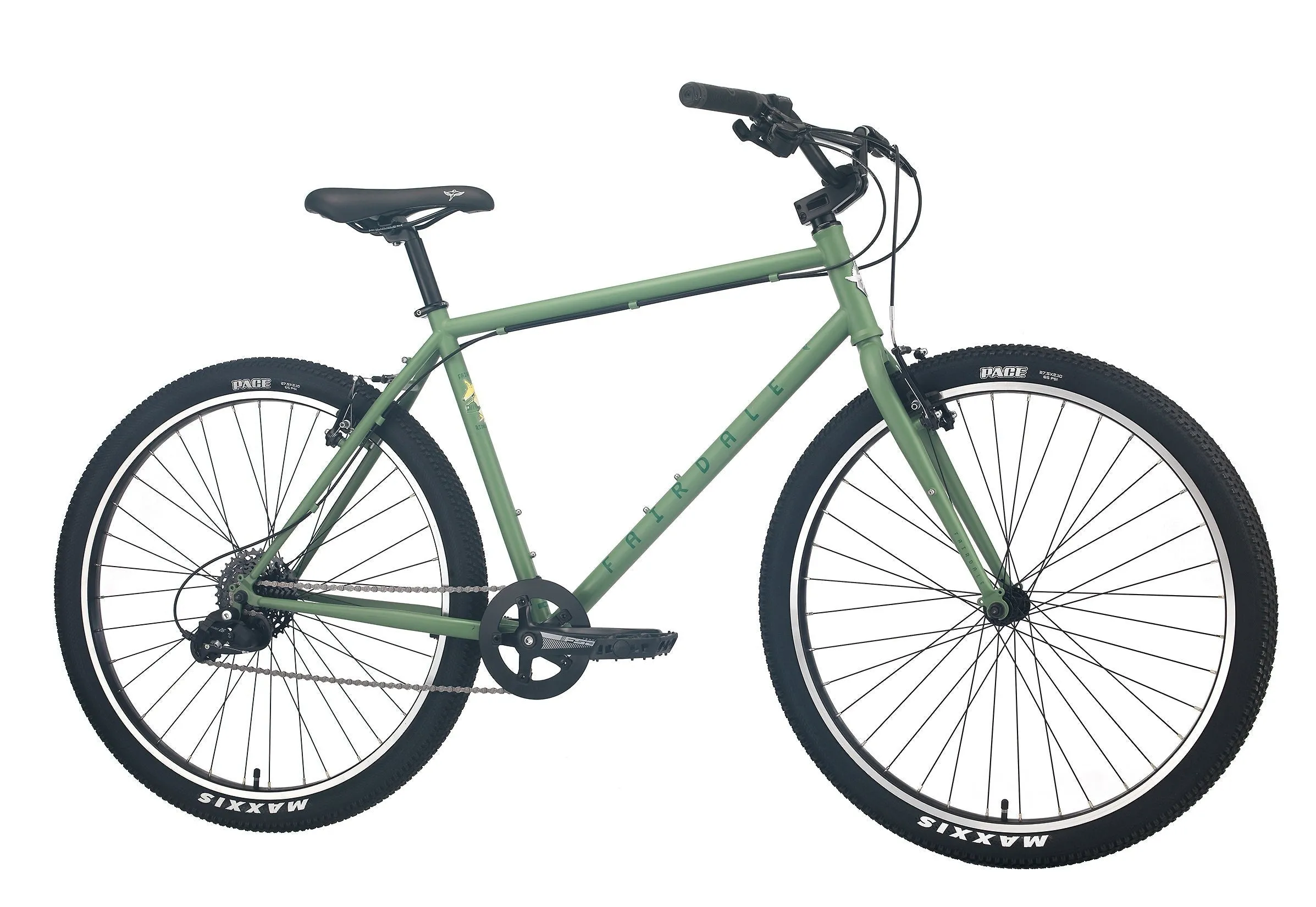 Fairdale Ridgemont 27.5″ Complete Cruiser Bike - Matte Sage Green