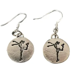 Figure Skater Dangle Earrings