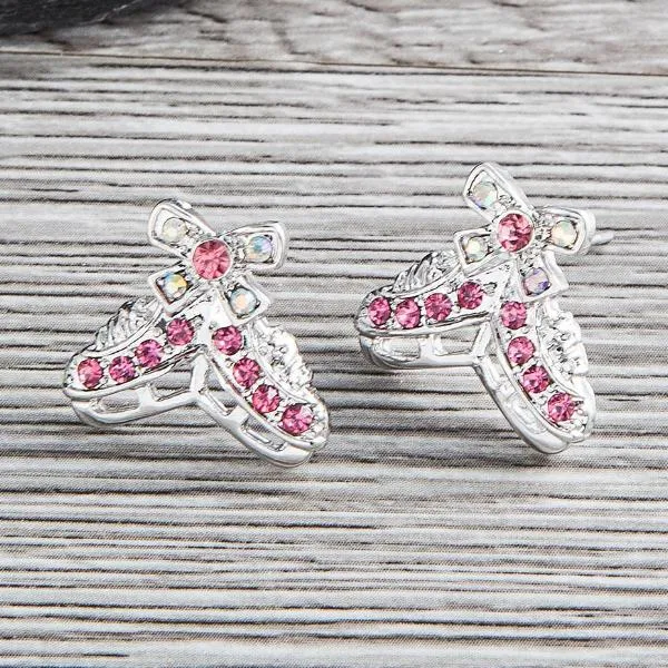 Figure Skating Rhinestone Earrings