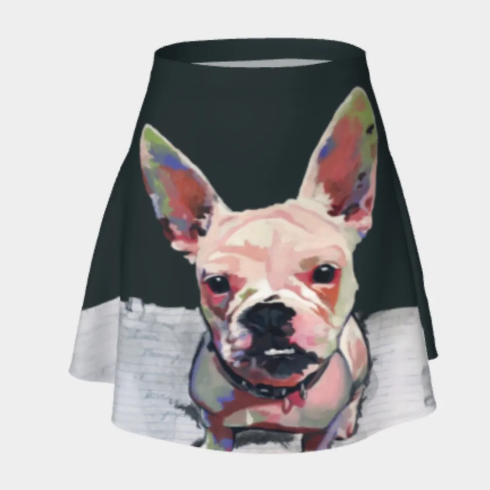 Flair skirt - French Bulldog