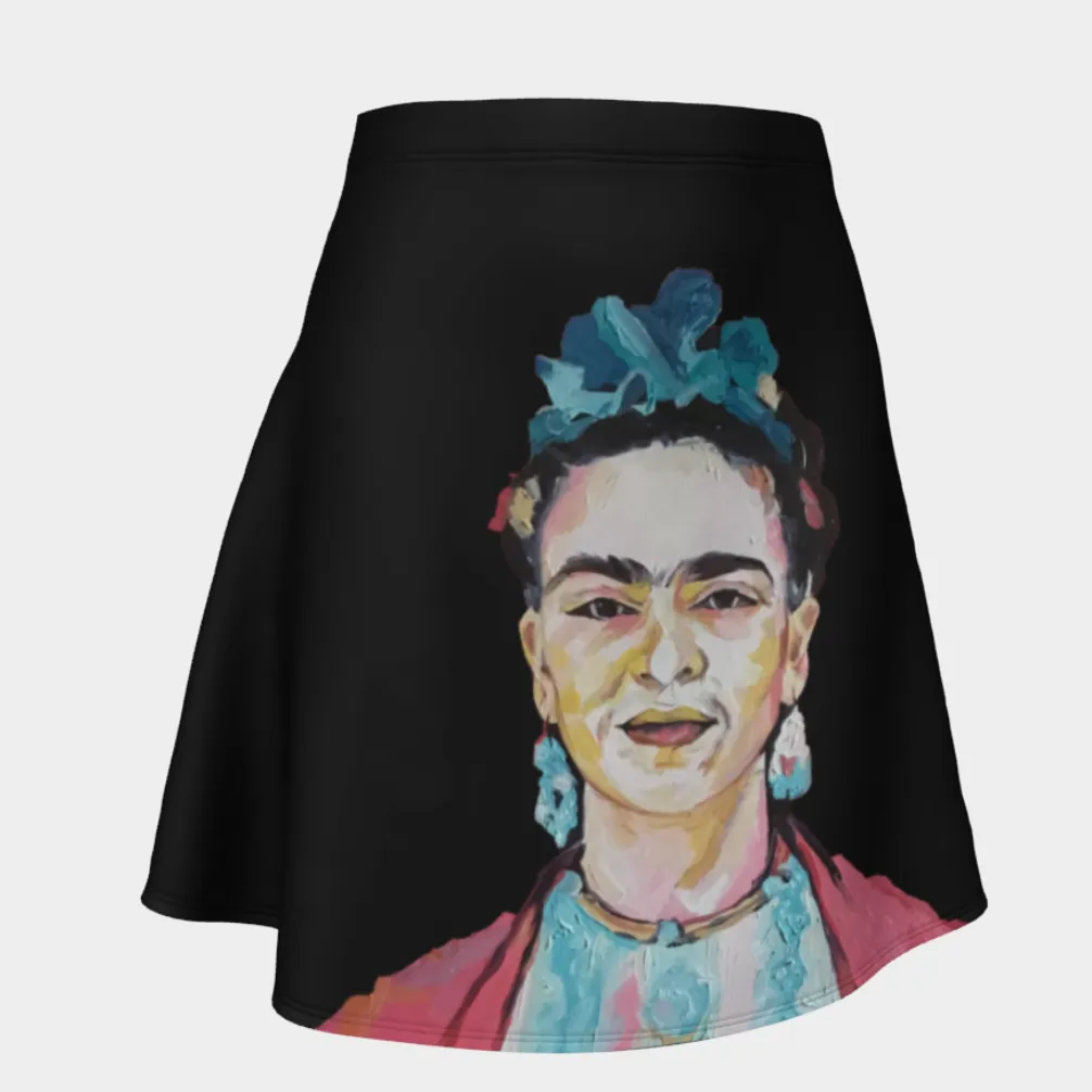 Flare skirt - Frida 2 black