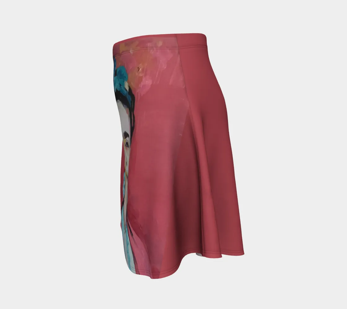 Flare skirt - Frida 2 pink